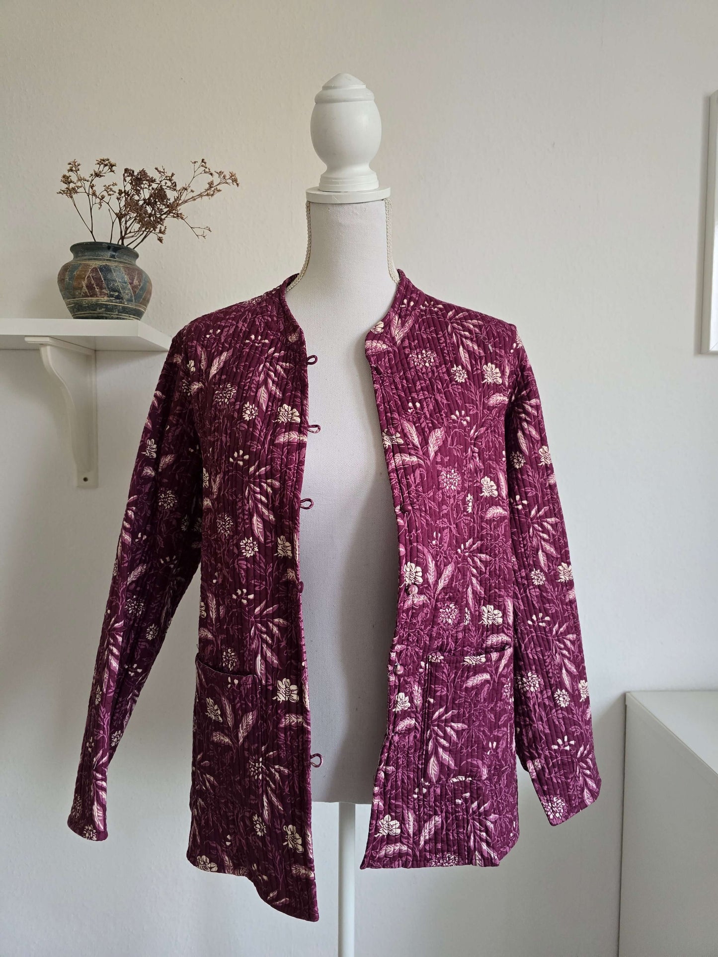 Wendbare Steppjacke aus Baumwolle