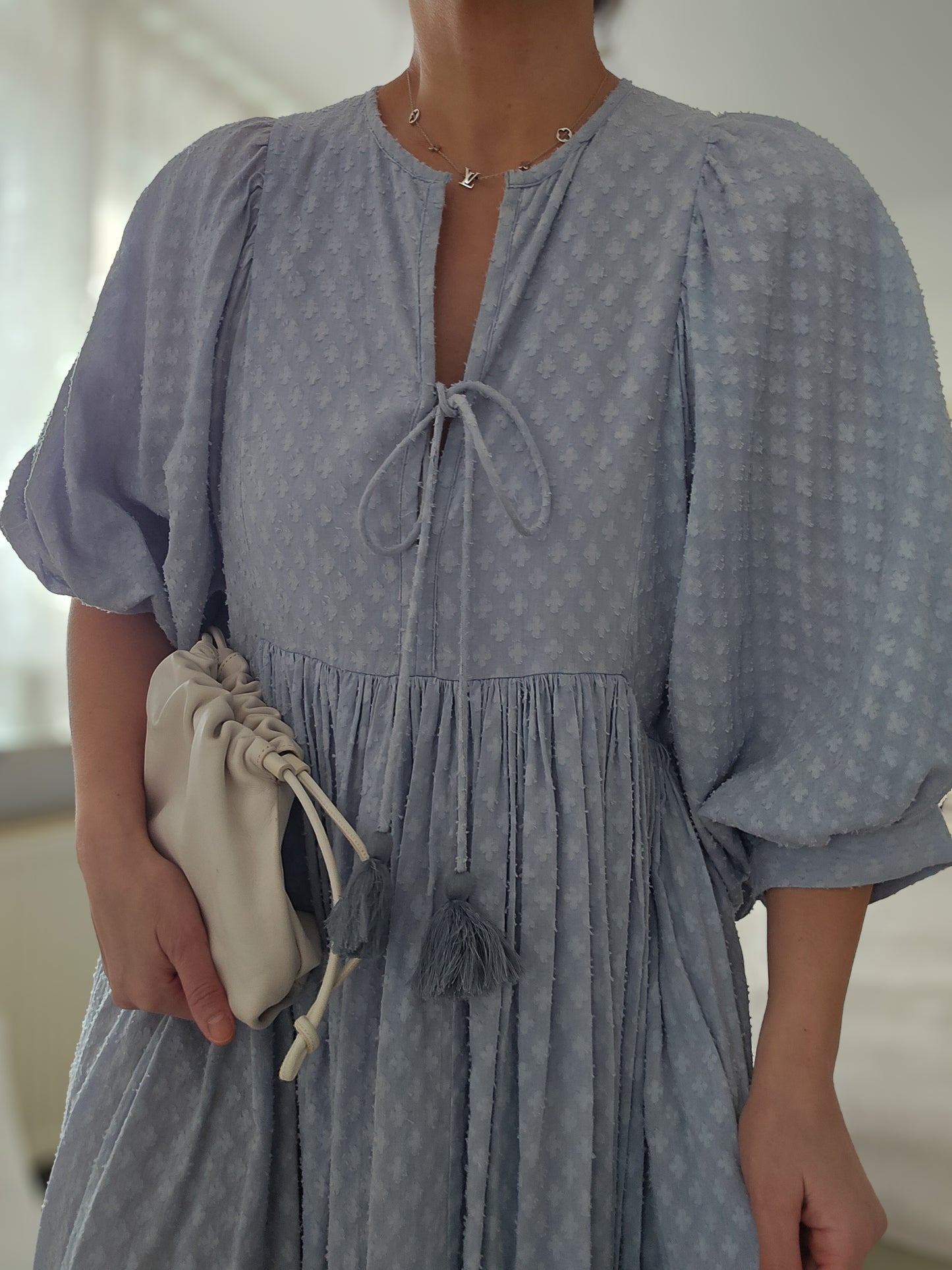 Neu-Camilla Cotton Dress - Blue