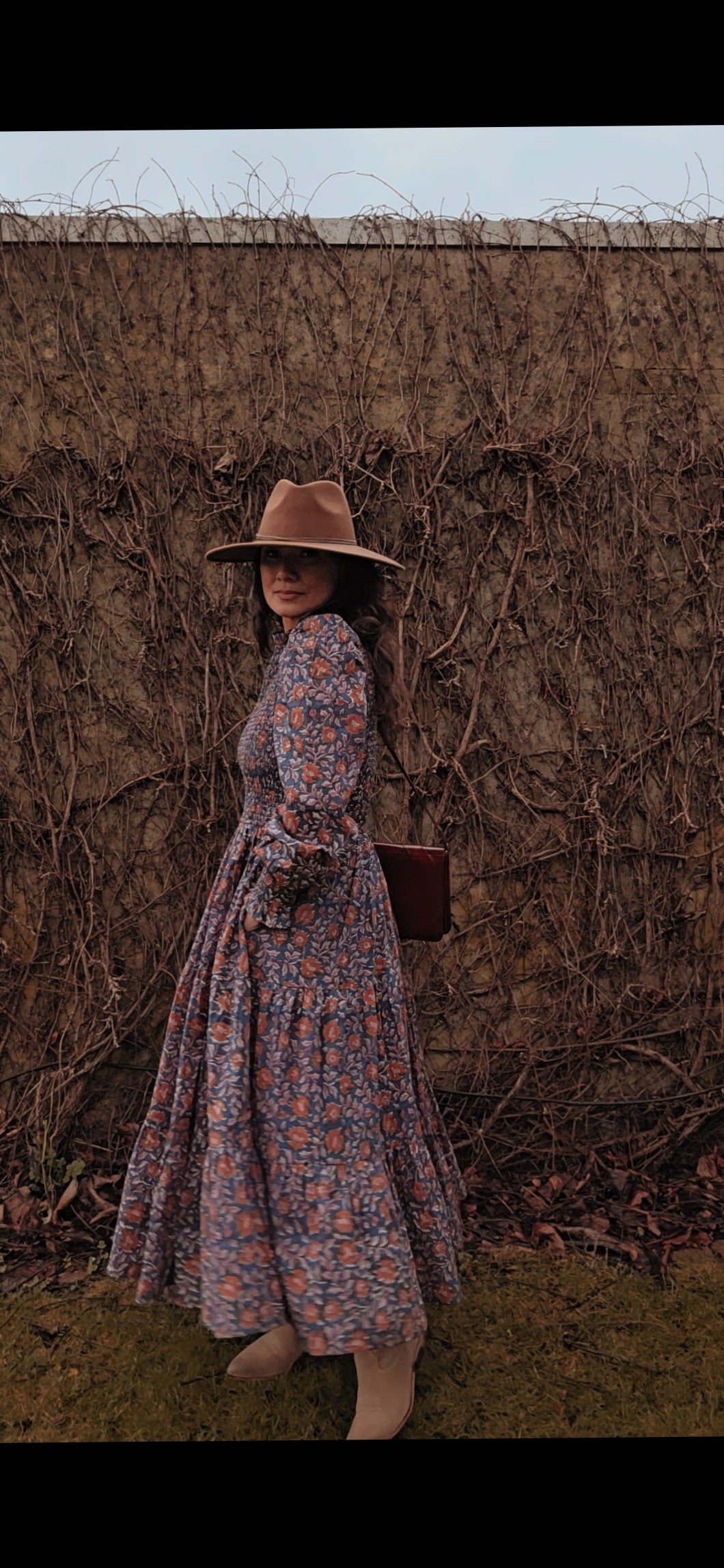 Beautiful dress in block print