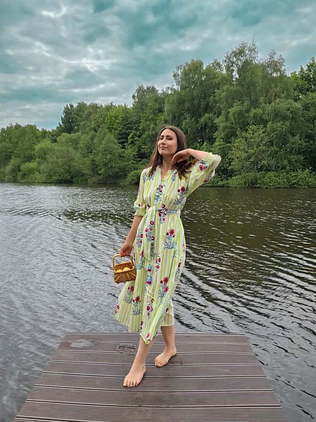 Sommer Baumwollkleid