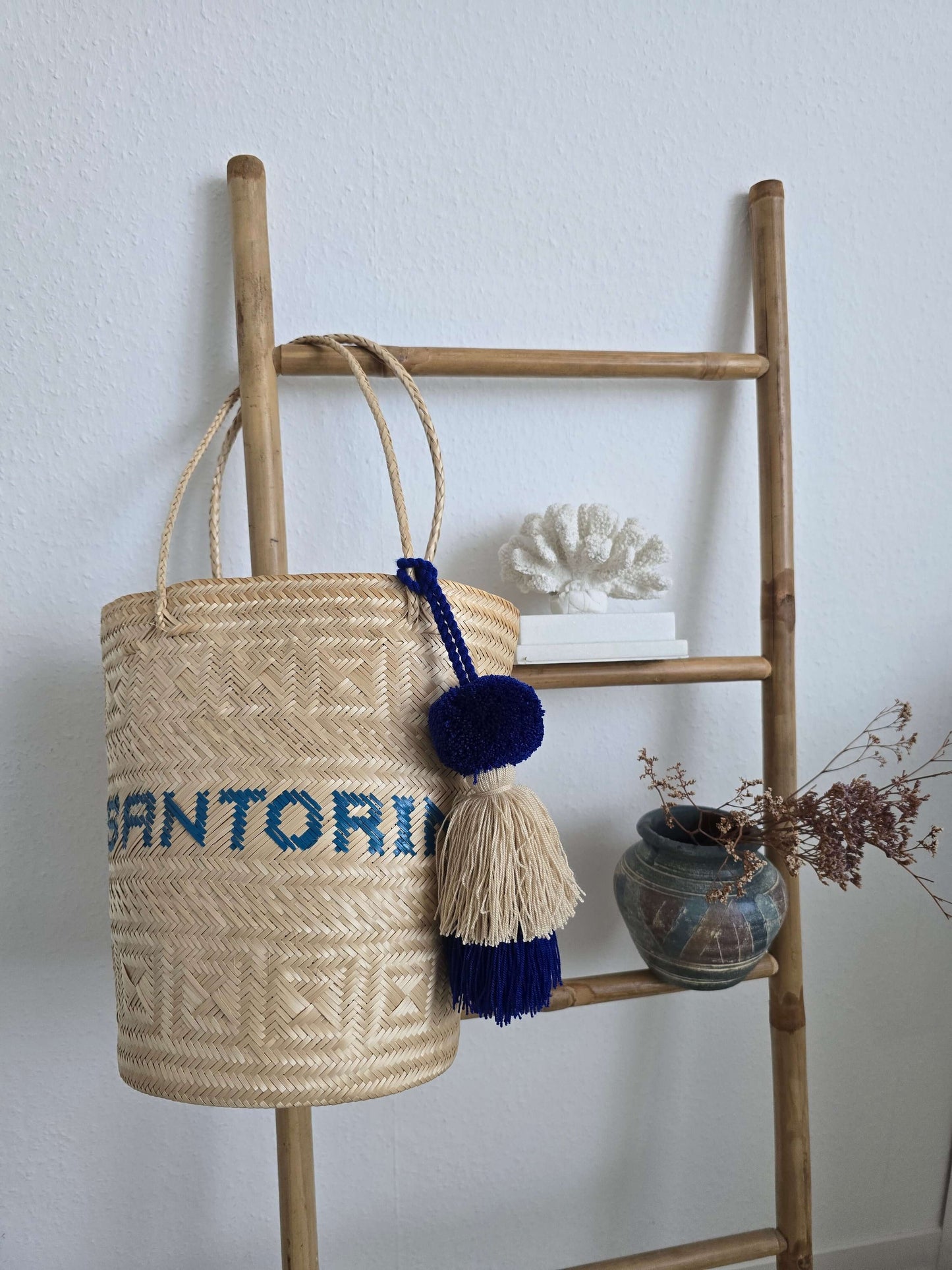 Sommer Strand Korb Tasche