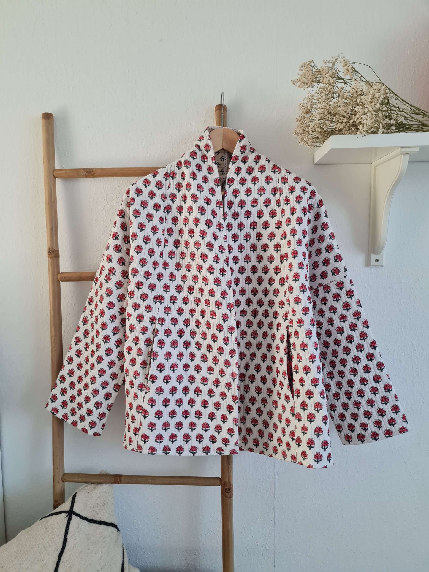 Wendbare Kimono Steppjacke