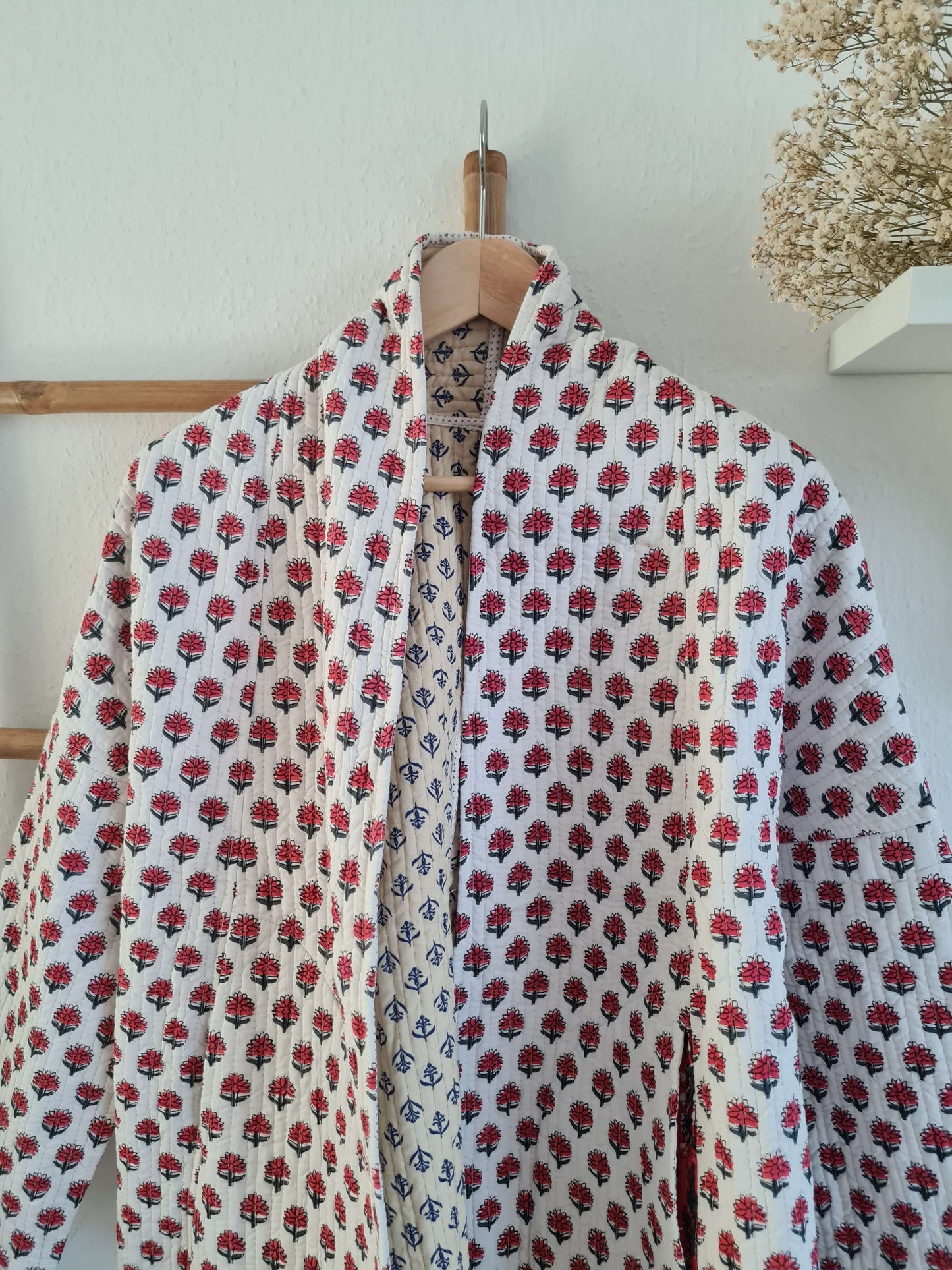 Wendbare Kimono Steppjacke