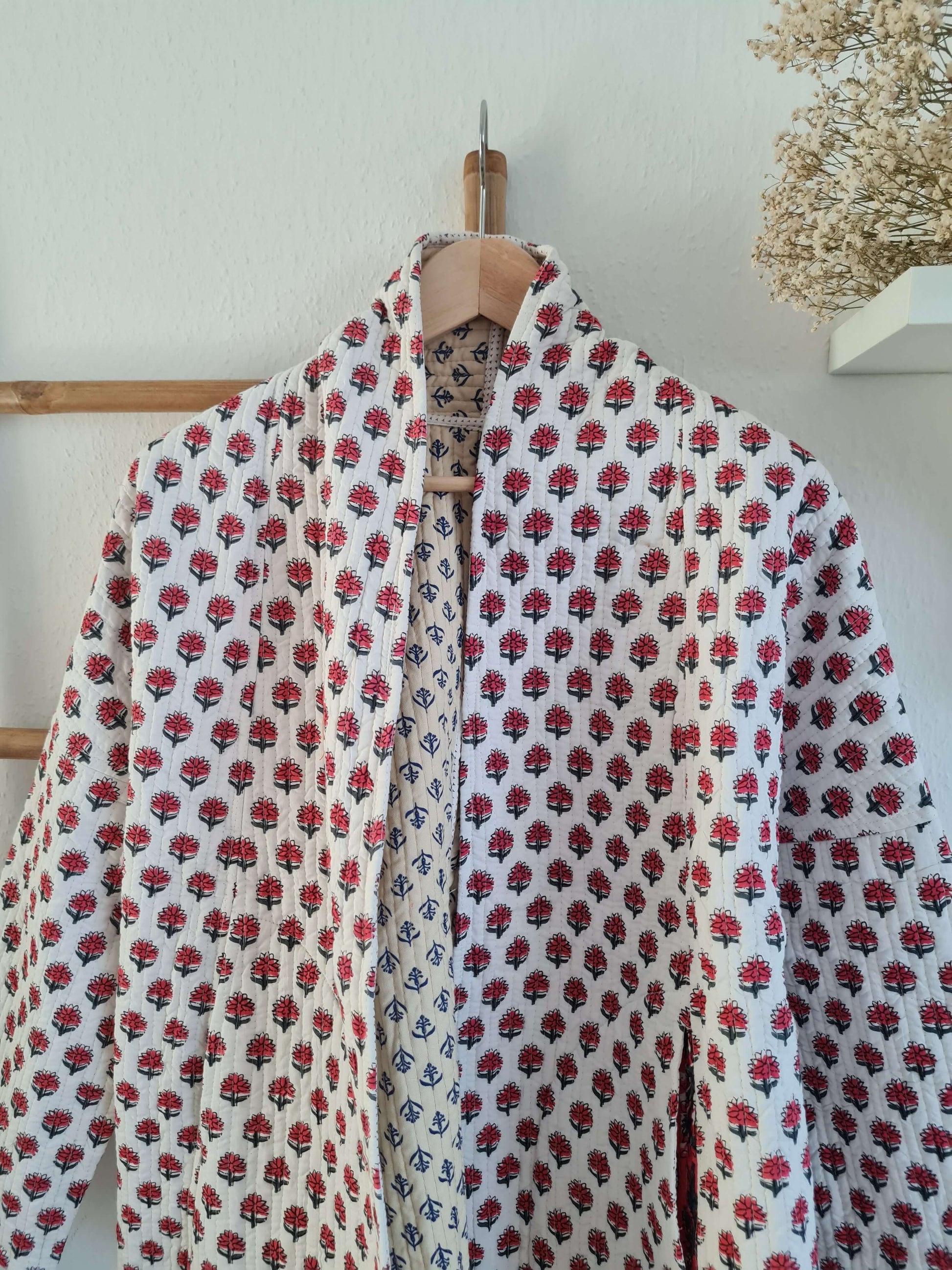 Wendbare Kimono Steppjacke