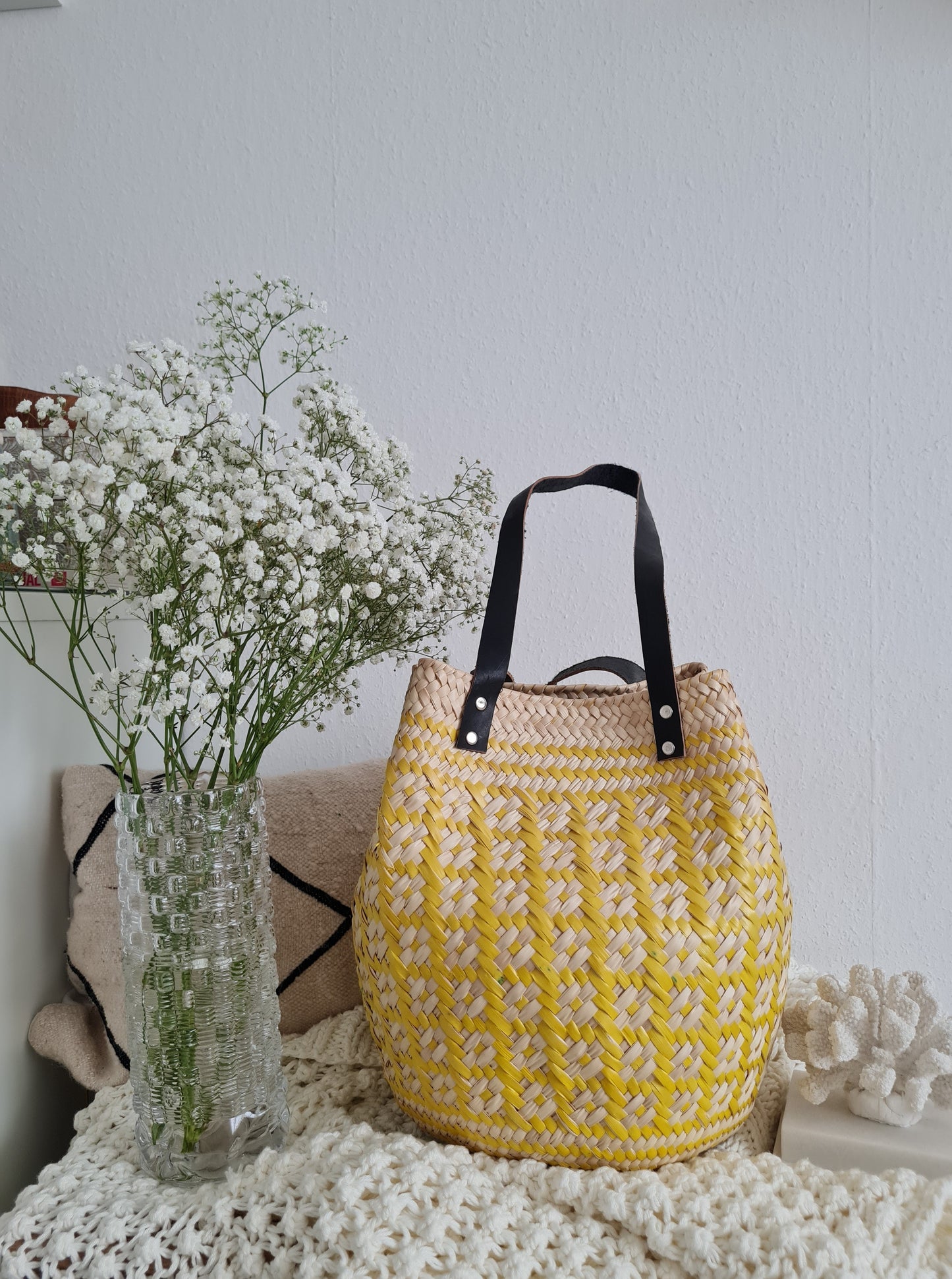 Handgemachte Korb Raffia Tasche