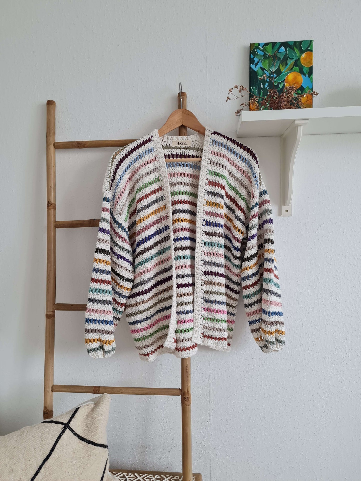 Handgemachte Strickjacke