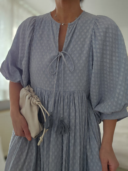 Neu-Camilla Cotton Dress - Blue