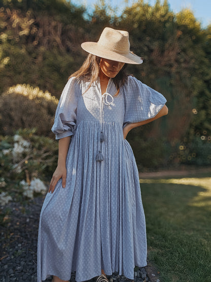 Neu-Camilla Cotton Dress - Blue
