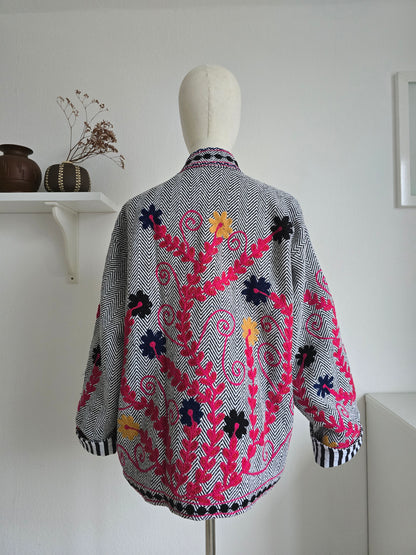 Wendbare bestickte Jacke