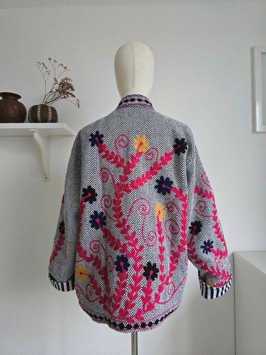 Wendbare bestickte Jacke