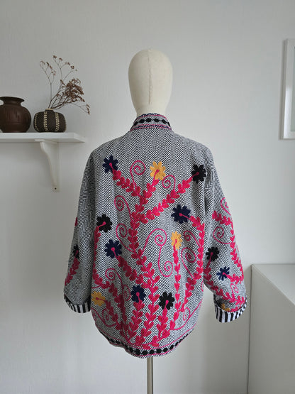 Wendbare bestickte Jacke