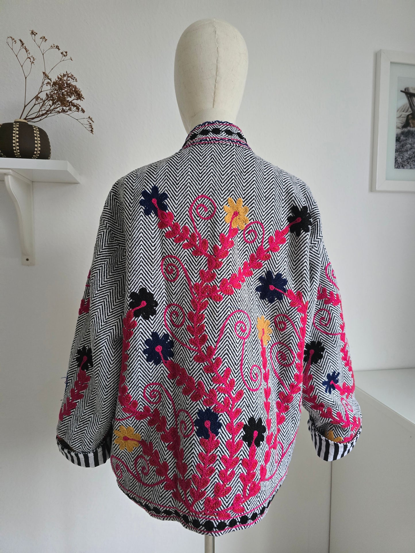 Wendbare bestickte Jacke