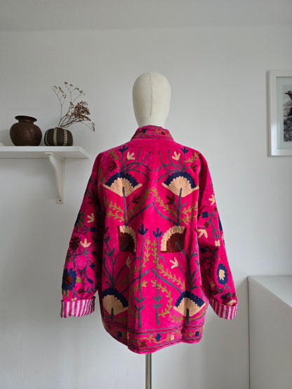 Wendbare bestickte Jacke