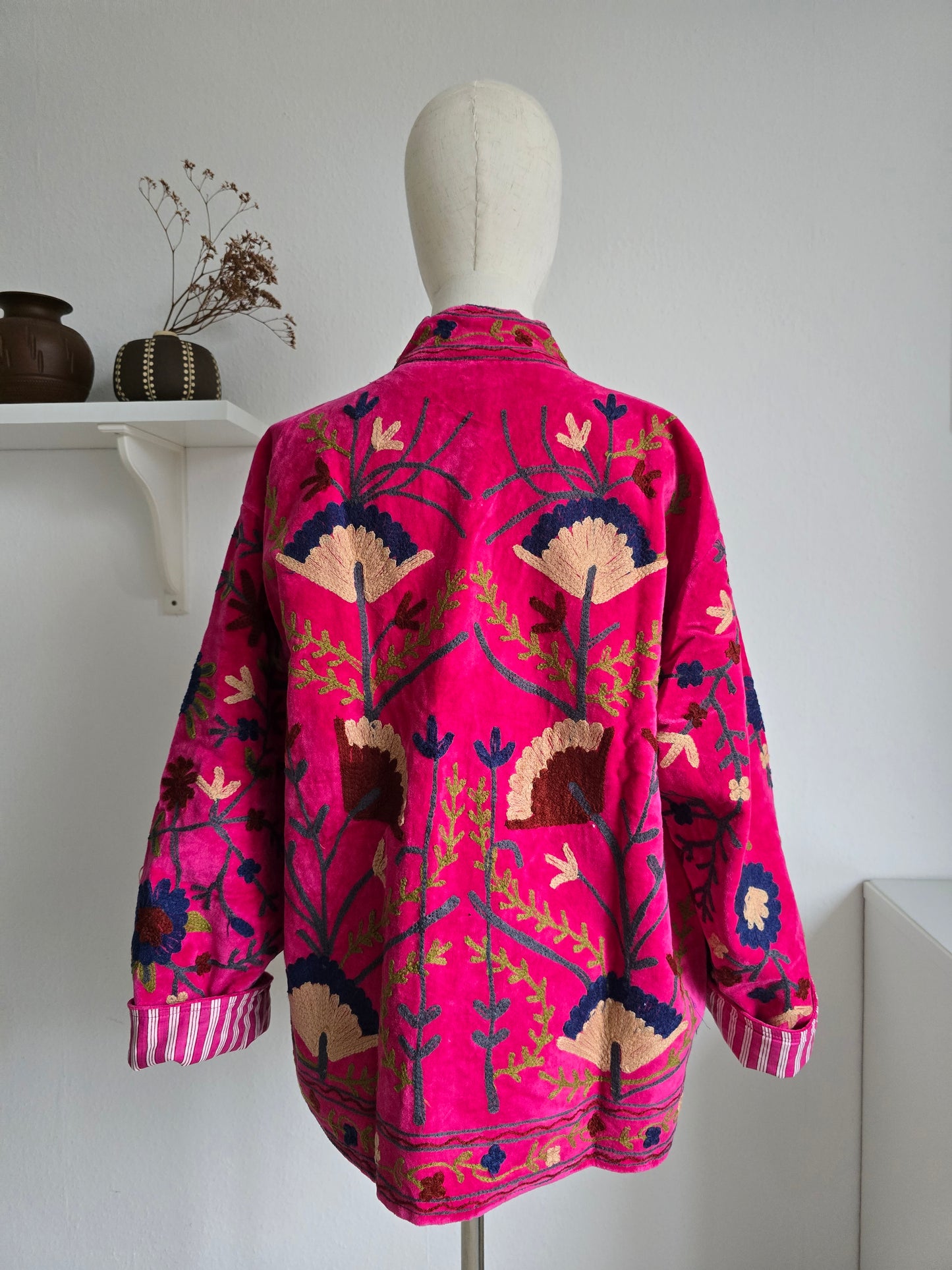 Wendbare bestickte Jacke