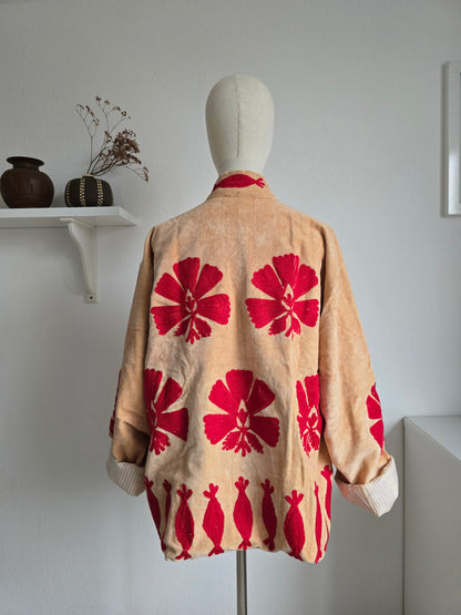 Wendbare bestickte Jacke