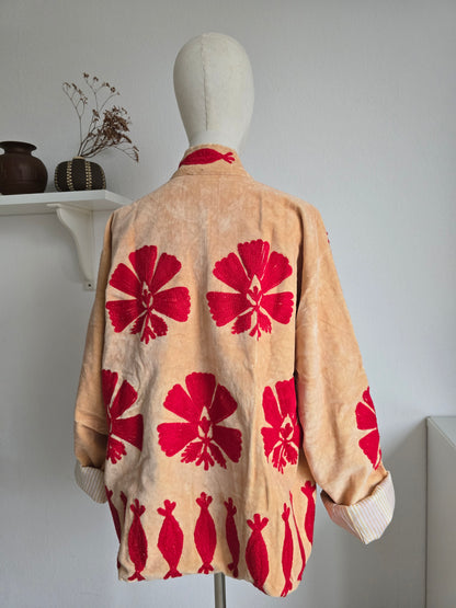 Wendbare bestickte Jacke