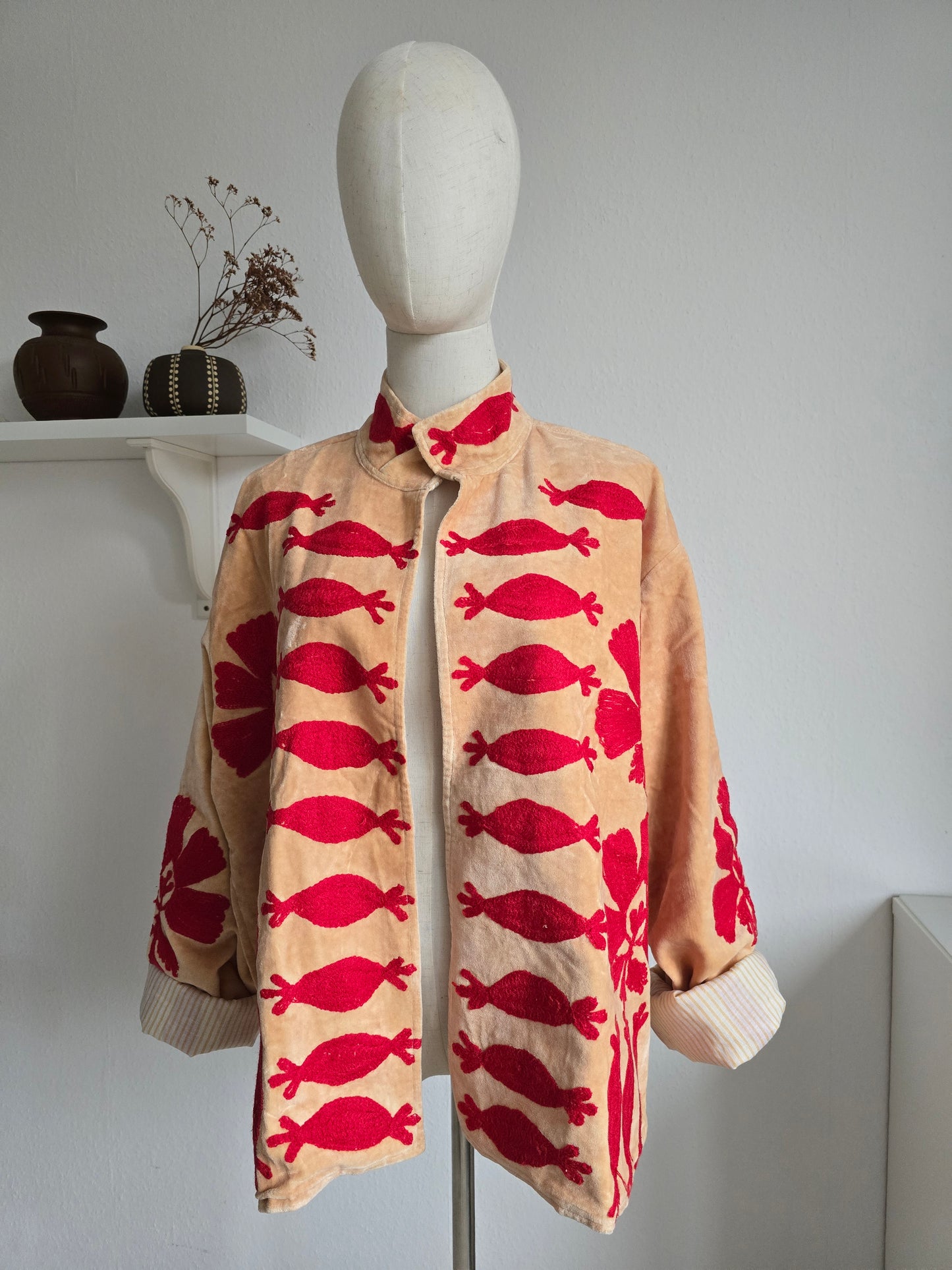 Wendbare bestickte Jacke