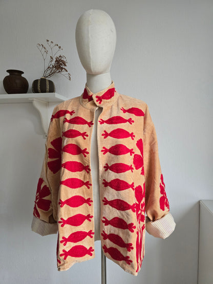 Wendbare bestickte Jacke