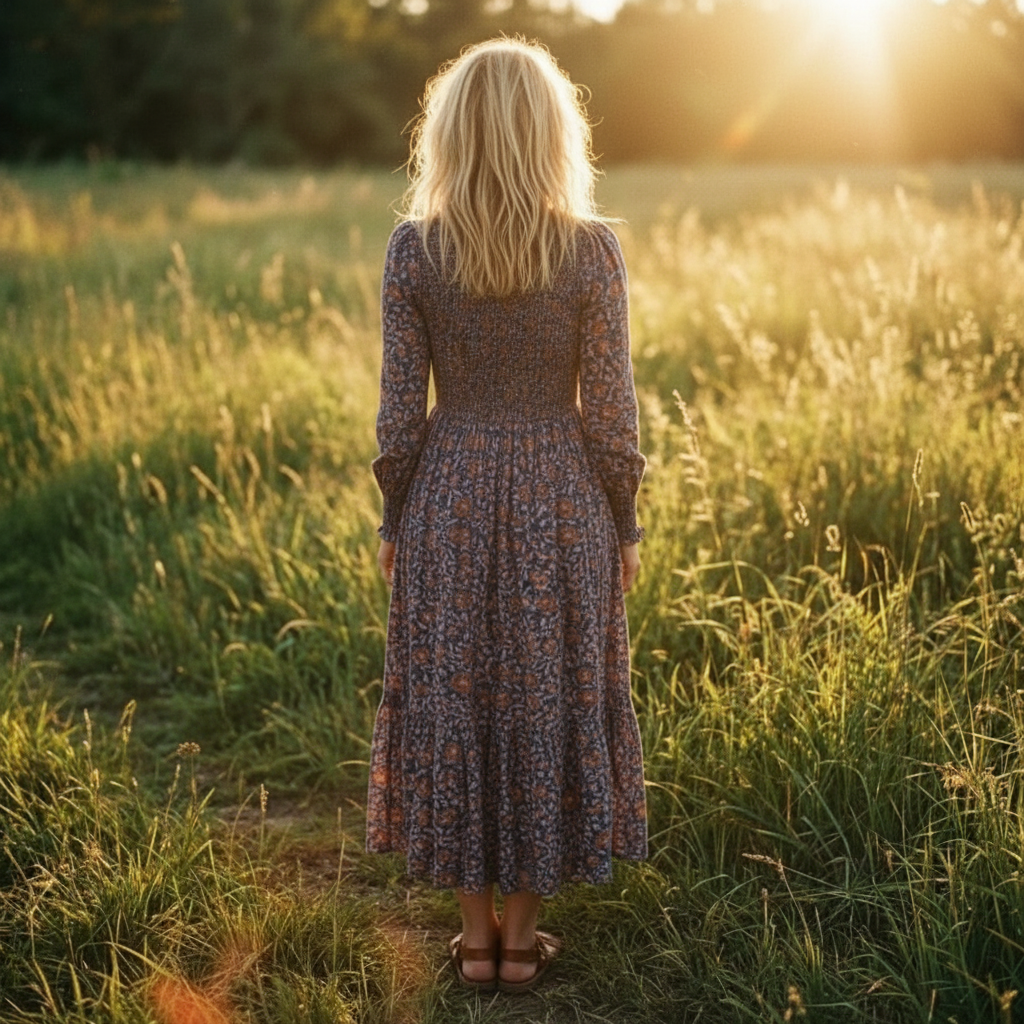 Bella Kleid im Blockdruck