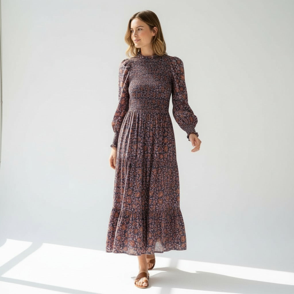 Bella Kleid im Blockdruck