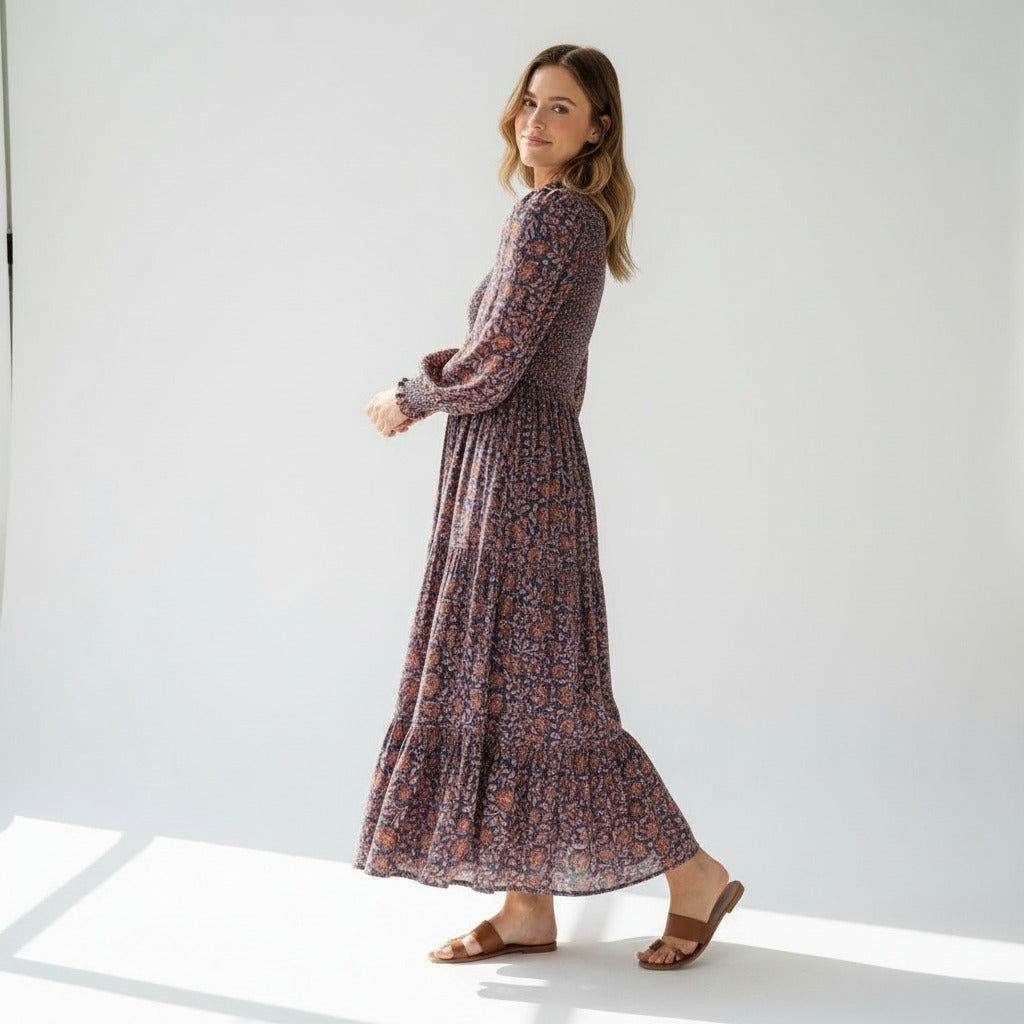 Bella Kleid im Blockdruck