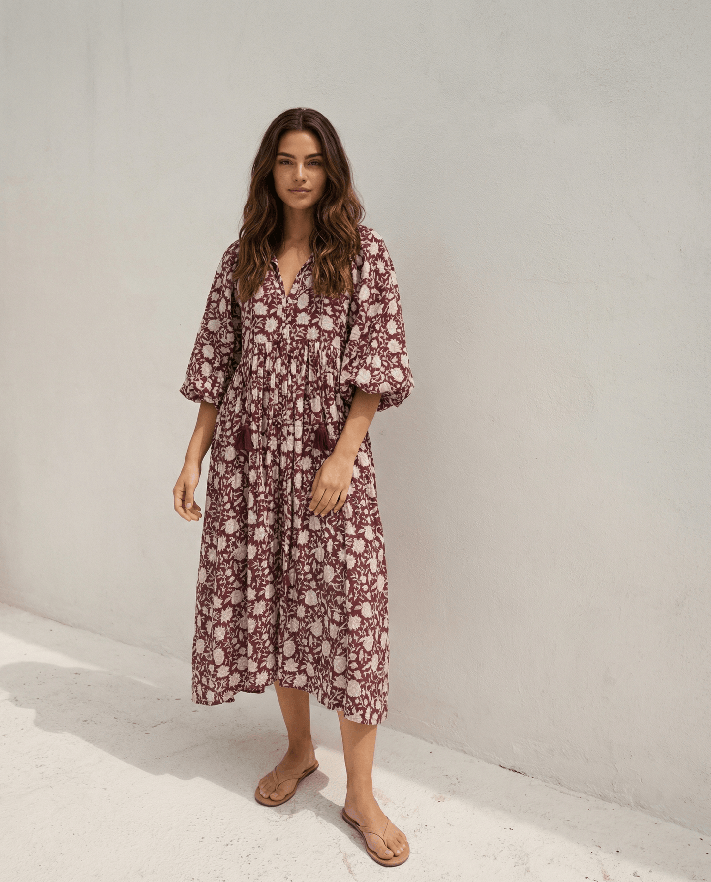Camilla Boho-Midikleid mit Blumenmuster