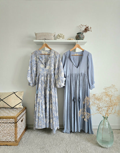 Neu-Camilla Cotton Dress - Blue