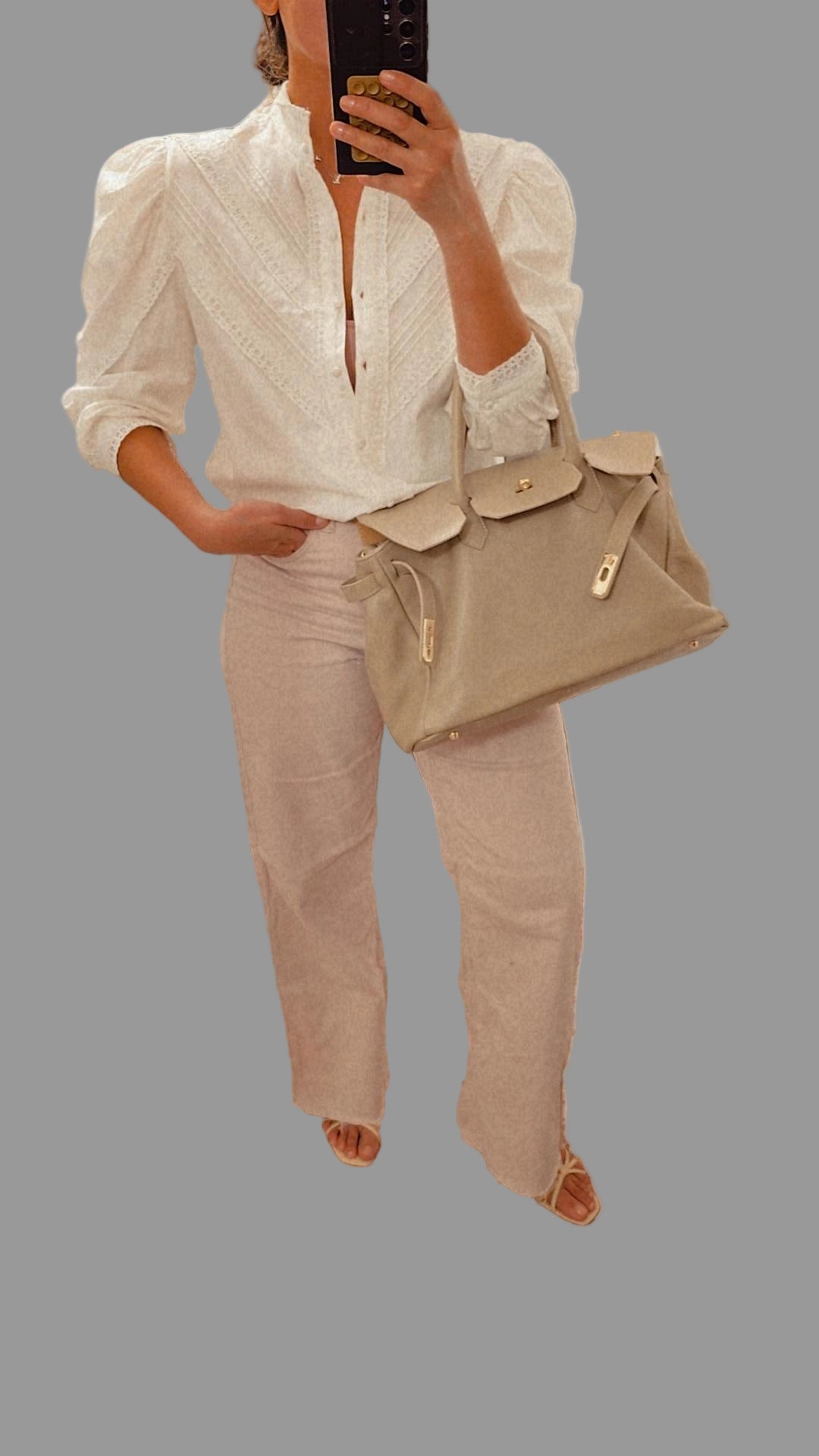 Chloe Romantic Cotton Blouse