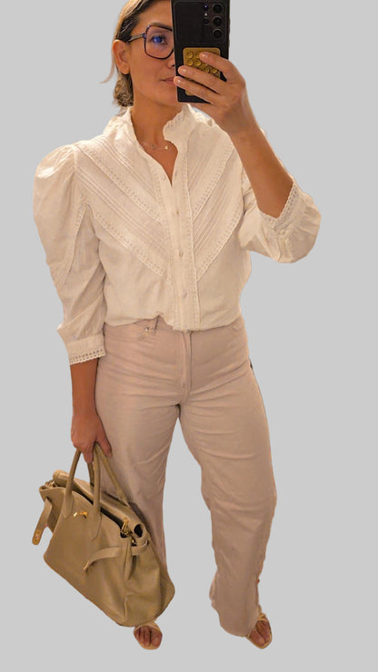 Chloe Vintage Style Blouse