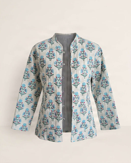 Wendbare gesteppte Baumwolljacke
