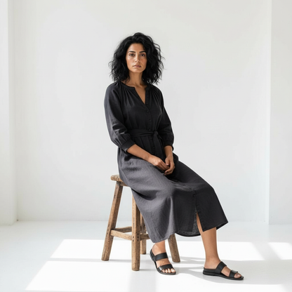 Rumi Kleid - Schwarz