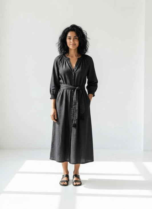 Rumi Kleid - Schwarz