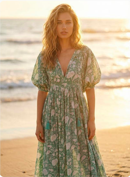 Camilla Kleid - Grün