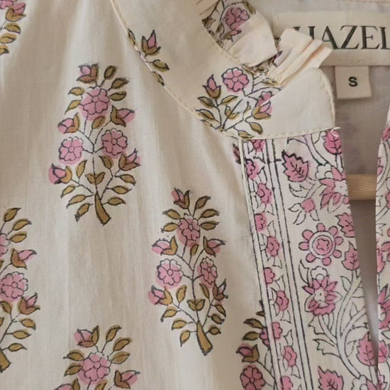 Sommer Maxi Baumwollkleid Mit Taschen