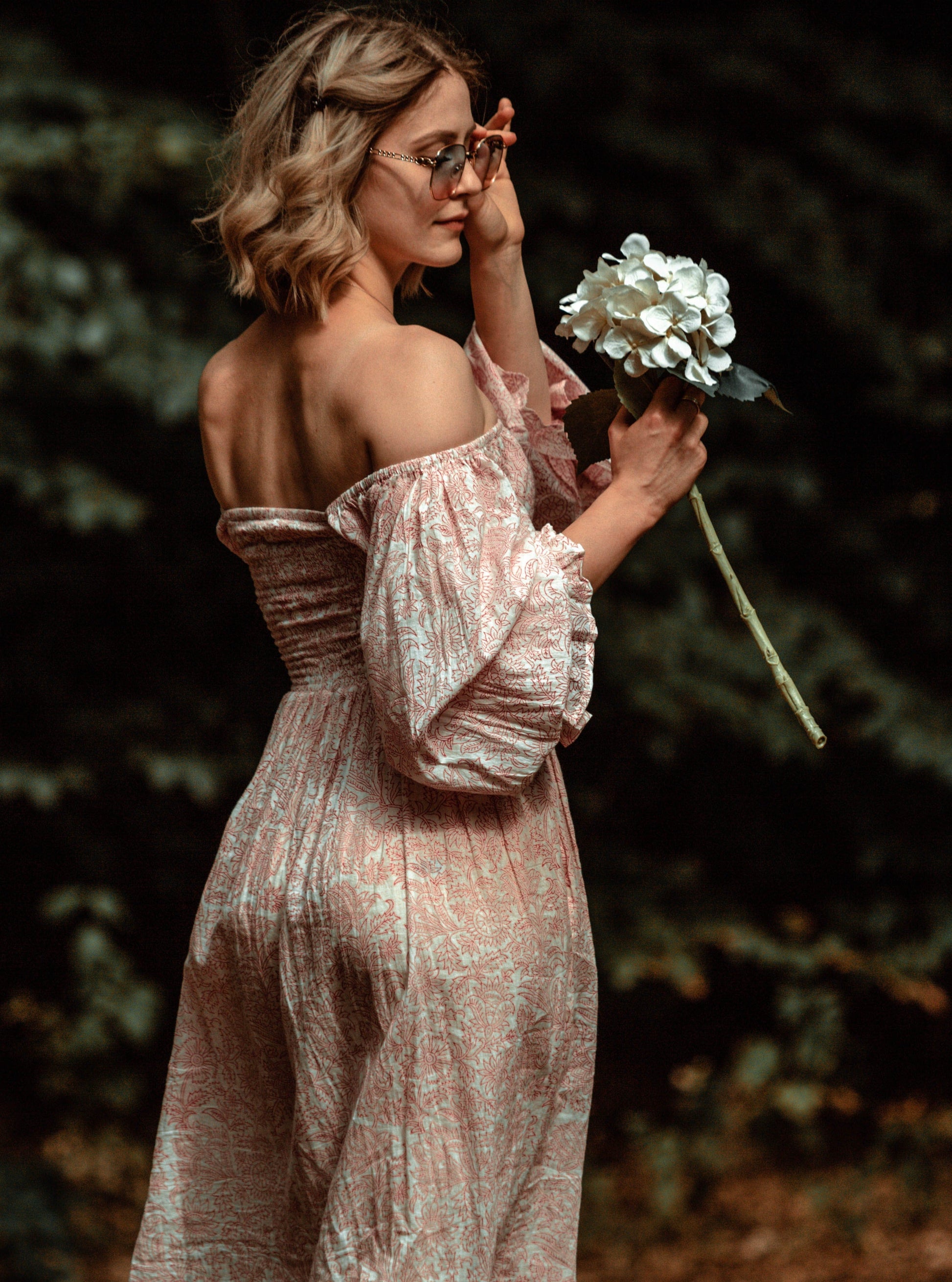 Sofia Kleid aus Baumwolle – Rosa