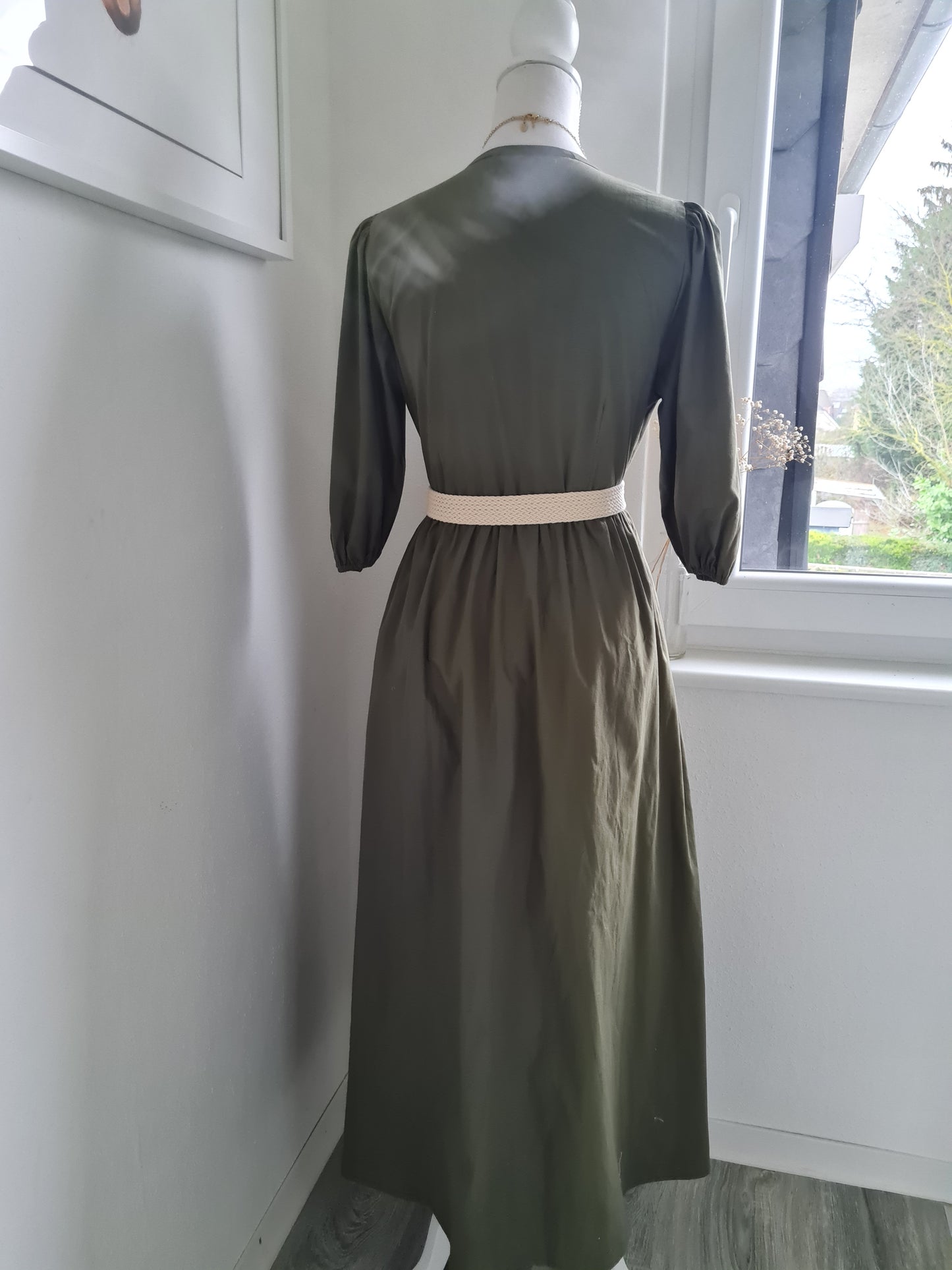 Mira Wickelkleid aus Baumwolle Mit Taschen